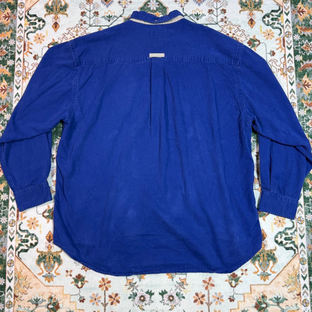 University of Florida Gators Mens Blue Button Up Shirt Size XL Resort - Picture 2 of 6